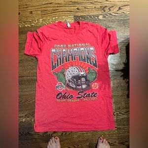 Red Ohio state shirt brand new Buckeyes